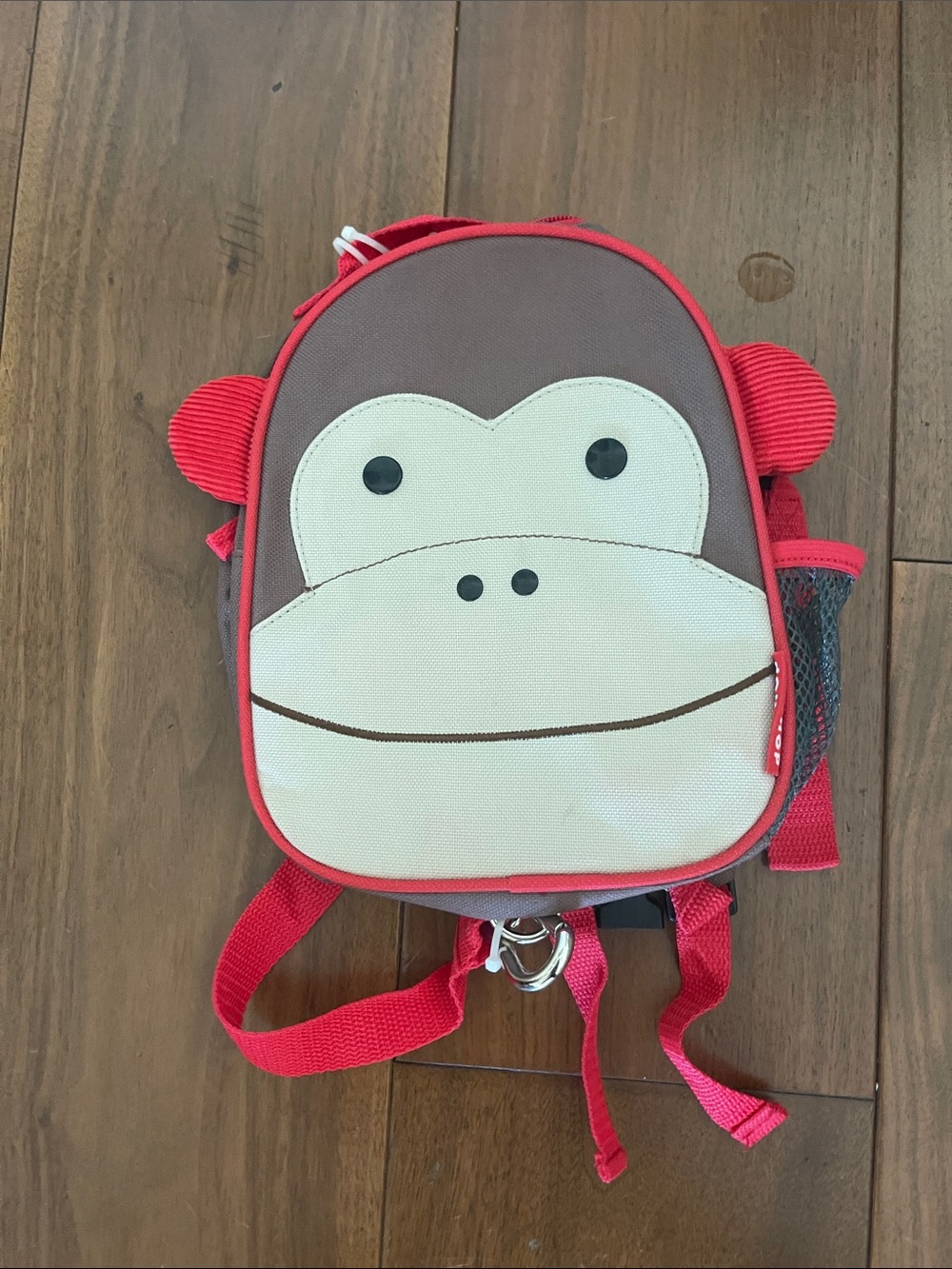 Skip Hop Kids Red Monkey Face Backpack - Cute Toddler Accessory
